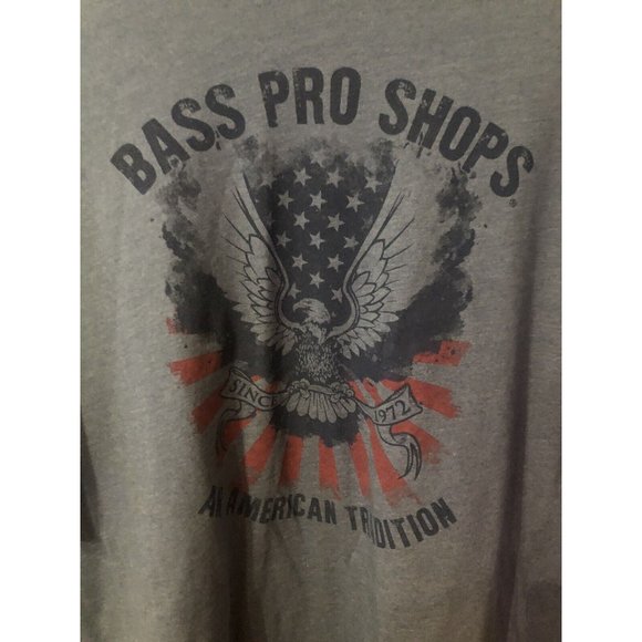 Brass Pro Shirt Mens 2X Gray - Picture 2 of 4